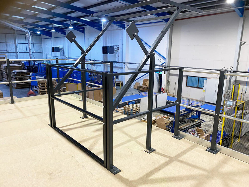 Counterbalance Pallet Gate - Mezz Floors UK